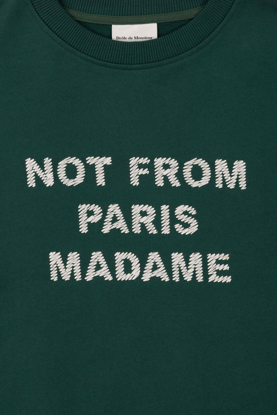 Noodzaak Drole De Monsieur | Het Slogan-Sweatshirt