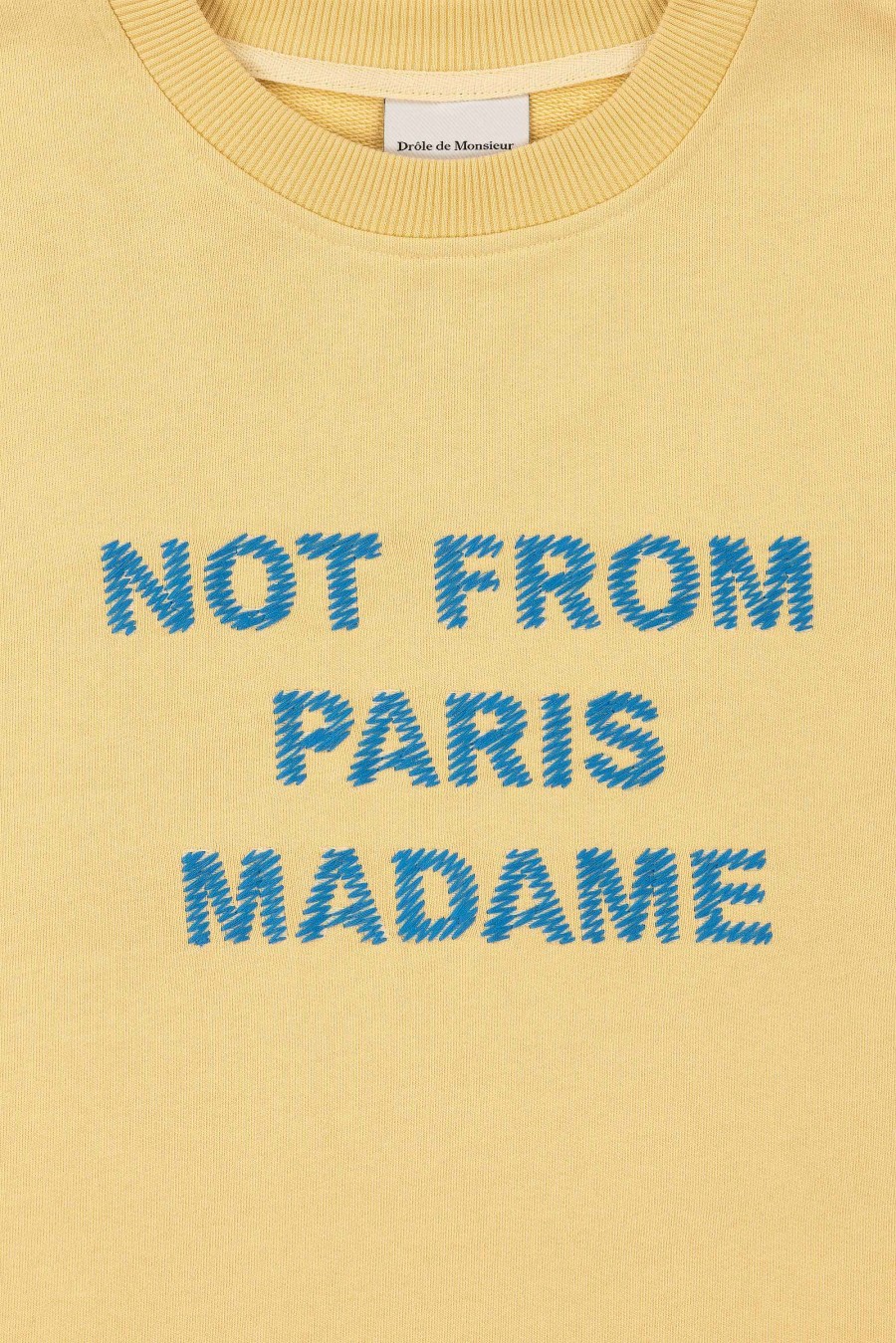 Noodzaak Drole De Monsieur | Het Slogan-Sweatshirt