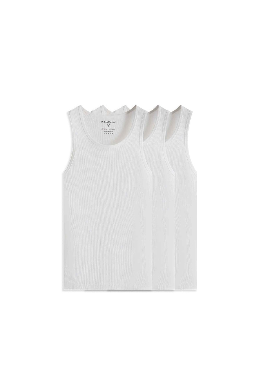 Kleding Drole De Monsieur | De 3-Pack Tanktop