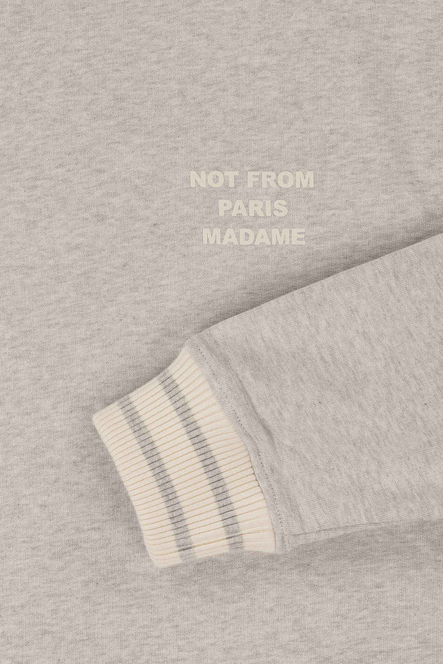 Noodzaak Drole De Monsieur | Het Sportslogan-Sweatshirt