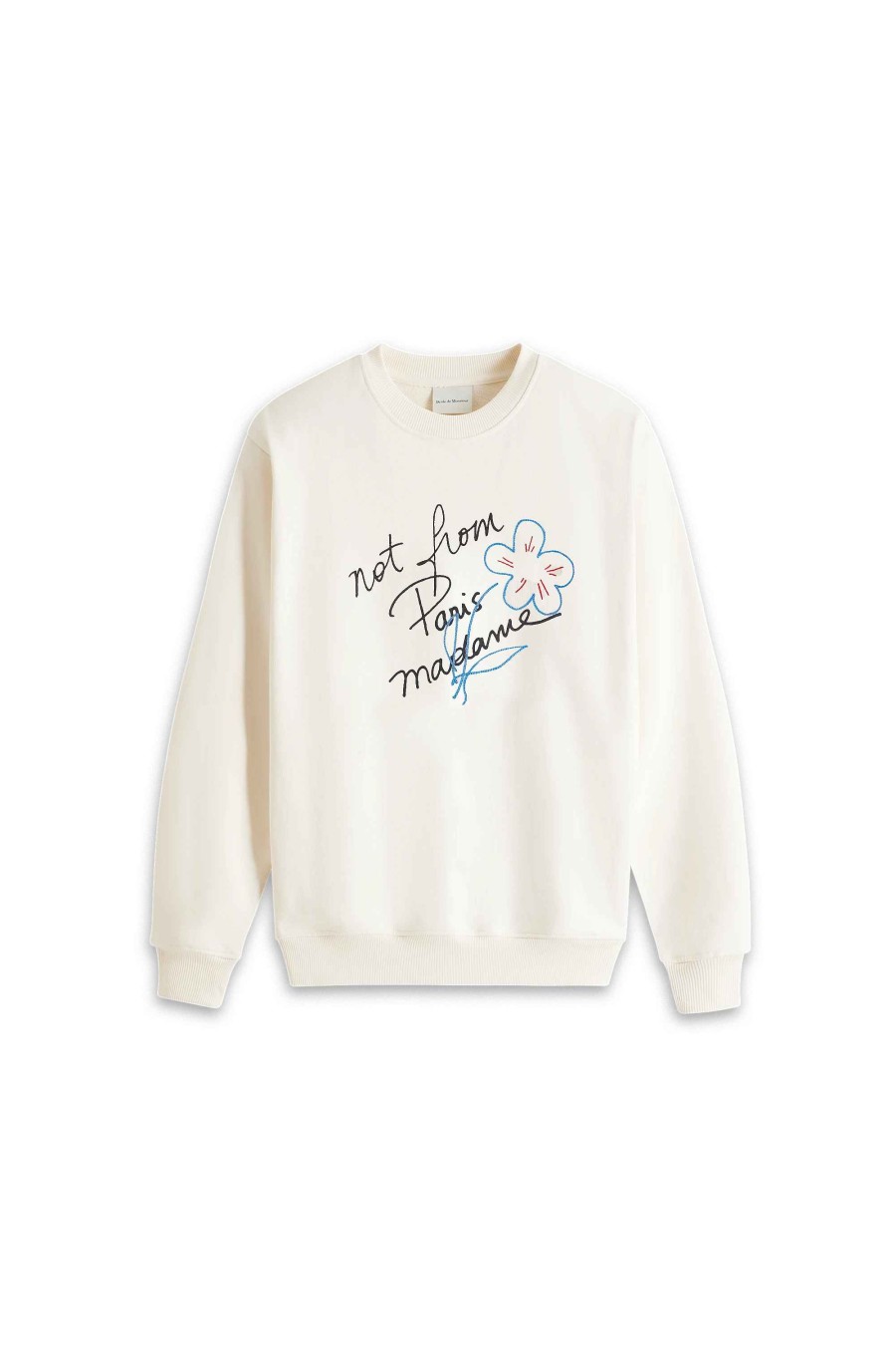 Noodzaak Drole De Monsieur | Het Sketch Slogan-Sweatshirt